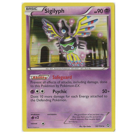 Pokemon - Black & White - Dragons Exalted - Sigilyph - 52/124