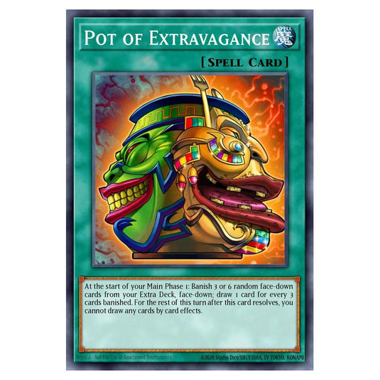 Yu-Gi-Oh! - Structure Deck - The Crimson King - Pot of Extravagance (Common) SDCK-EN031