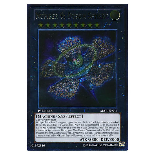 Yu-Gi-Oh! - Abyss Rising - Number 9: Dyson Sphere (Ultimate Rare) ABYR-EN044