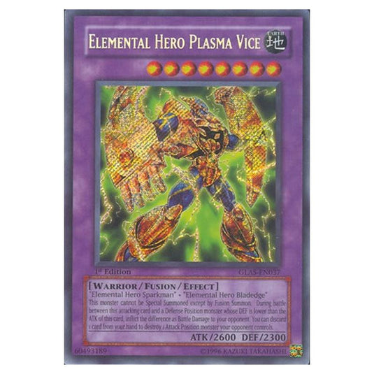 Yu-Gi-Oh! - Gladiator\'s Assault - Elemental HERO Plasma Vice (Secret Rare) GLAS-EN037