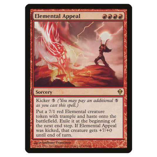 Magic The Gathering - Zendikar - Elemental Appeal - 123/249 (Foil)