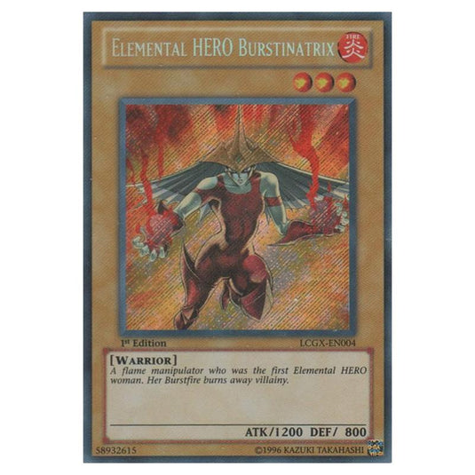 Yu-Gi-Oh! - Legendary Collection 2 - The Duel Academy Years Mega Pack - Elemental HERO Burstinatrix (Secret Rare) LCGX-EN004