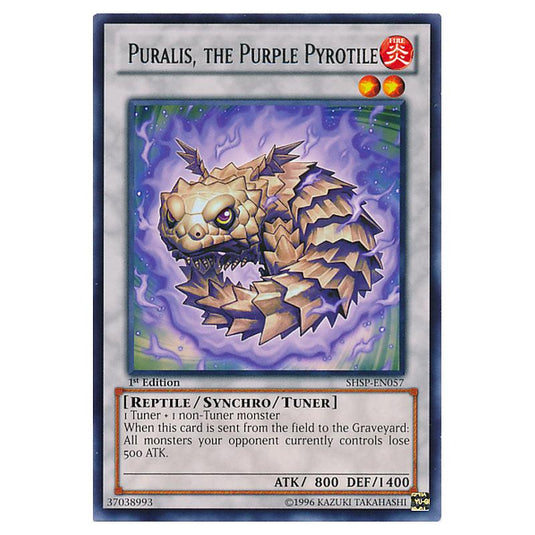 Yu-Gi-Oh! - Shadow Specters - Puralis, the Purple Pyrotile (Rare) SHSP-EN057