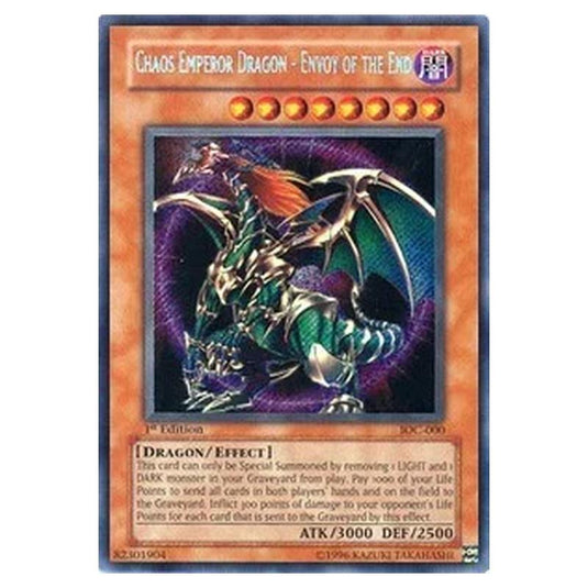 Yu-Gi-Oh! - Invasion of Chaos - Chaos Emperor Dragon - Envoy of the End (Secret Rare) - IOC-000