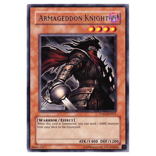 Yu-Gi-Oh! - Turbo Pack - Booster One - Armageddon Knight (Rare) TU01-EN011