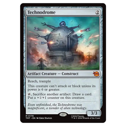 Magic The Gathering - Teenage Mutant Ninja Turtles - Technodrome - 0179
