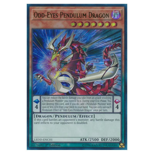 Yu-Gi-Oh! - Legendary Dragon Decks - Odd-Eyes Pendulum Dragon (Ultra Rare) LEDD-ENC01