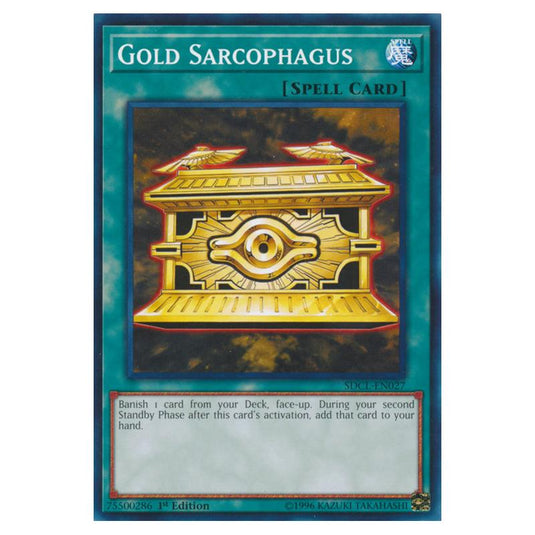 Yu-Gi-Oh! - Structure Deck - Cyberse Link - Gold Sarcophagus (Common) SDCL-EN027