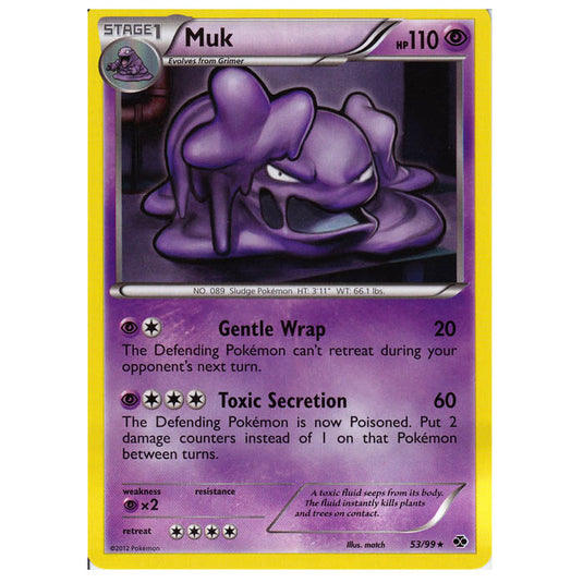 Pokemon - Black & White - Next Destinies - Muk 53/99