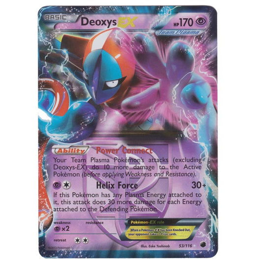 Pokemon - Black & White - Plasma Freeze - Deoxys-EX - 53/116