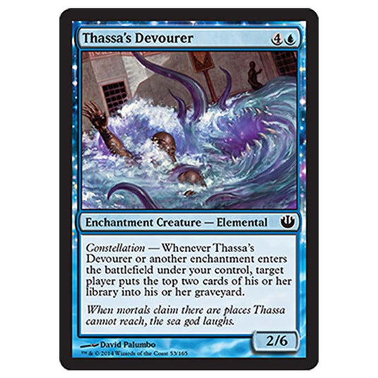 Magic the Gathering - Journey into Nyx - Thassa's Devourer - 53/165