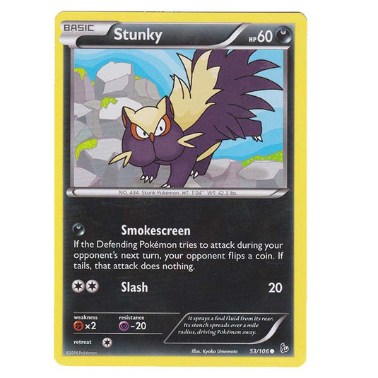 Pokemon - XY - Flashfire - Stunky - 53/106