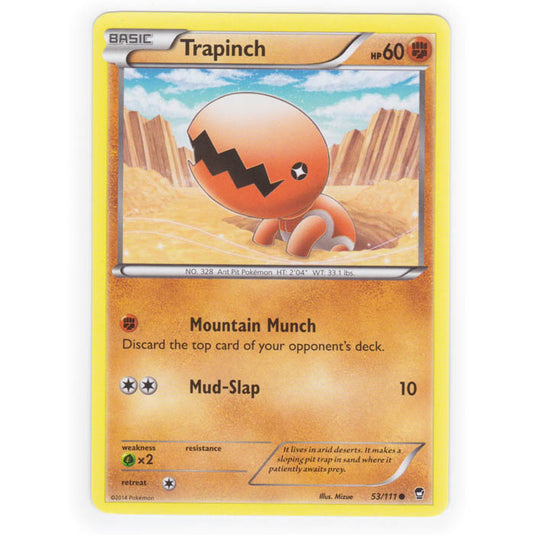 Pokemon - XY Furious Fists - Trapinch - 53/111