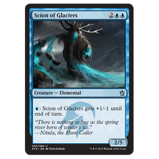 Magic the Gathering - Khans Of Tarkir - Scion of Glaciers - 53/269