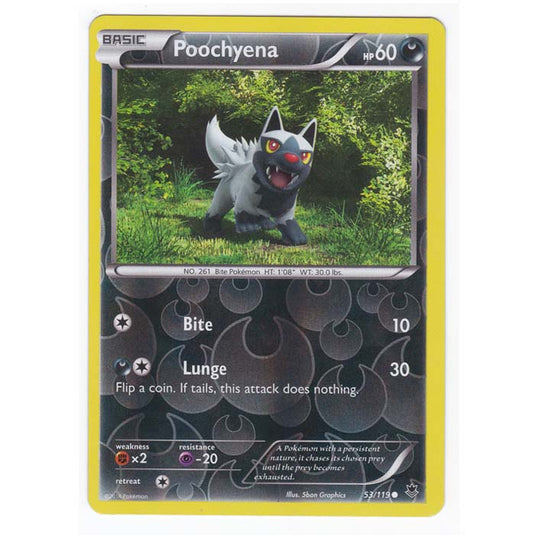 Pokemon - XY Phantom Forces - (Reverse Holo) - Poochyena - 53/119