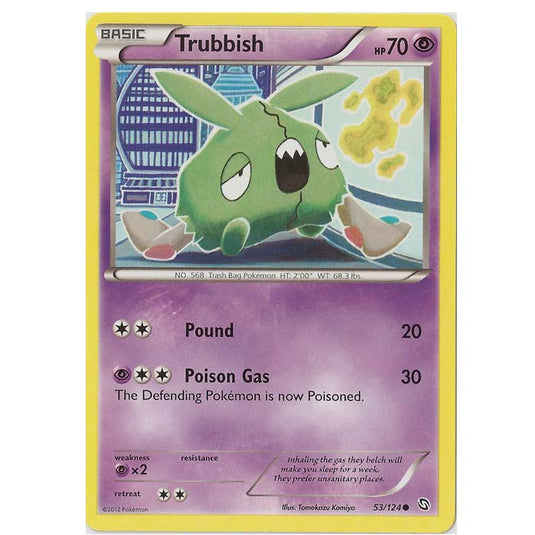 Pokemon - Black & White - Dragons Exalted - Trubbish - 53/124