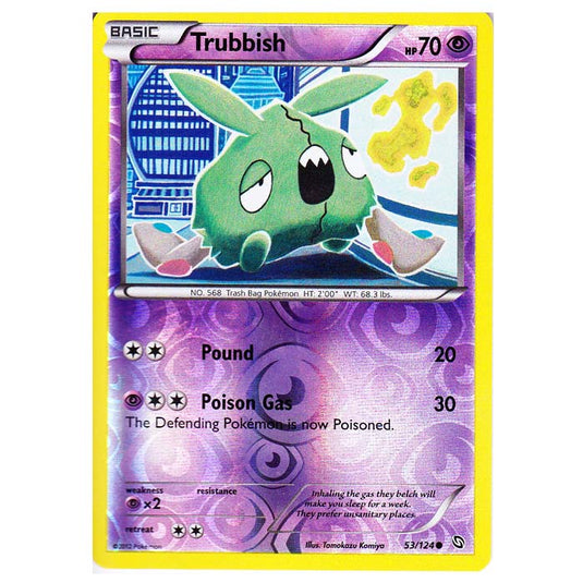 Pokemon - Black & White - Dragons Exalted - (Reverse Holo) Trubbish - 53/124