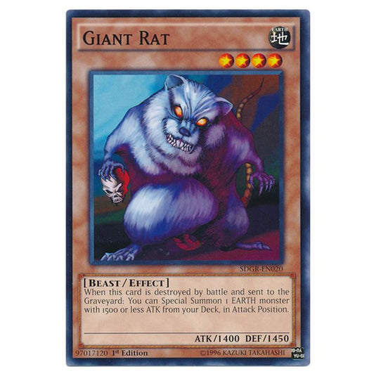 Yu-Gi-Oh! - Geargia Rampage Structure Deck - Giant Rat (Common) SDGR-EN020