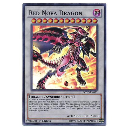 Yu-Gi-Oh! - Legendary Collection 5D's Mega Pack - Red Nova Dragon (Super Rare) LC5D-EN073