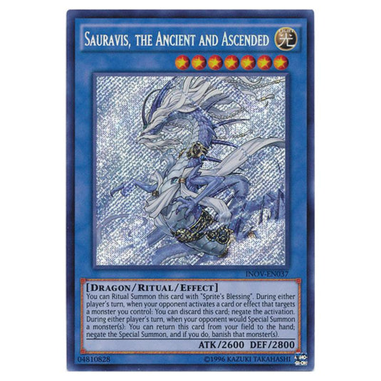 Yu-Gi-Oh! - Invasion - Vengeance - Sauravis, the Ancient and Ascended (Secret Rare) INOV-EN037