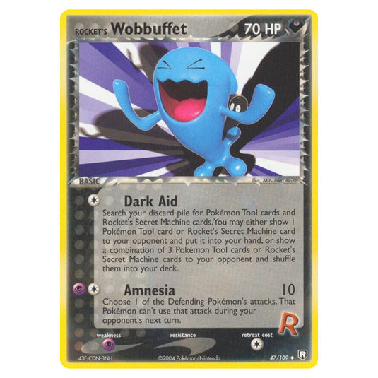 Pokemon - EX Team Rocket Returns - Rocket's Wobbuffet - 047/109
