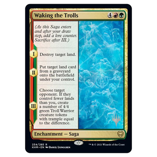 Magic The Gathering - Kaldheim Promos - Waking the Trolls - 234/285