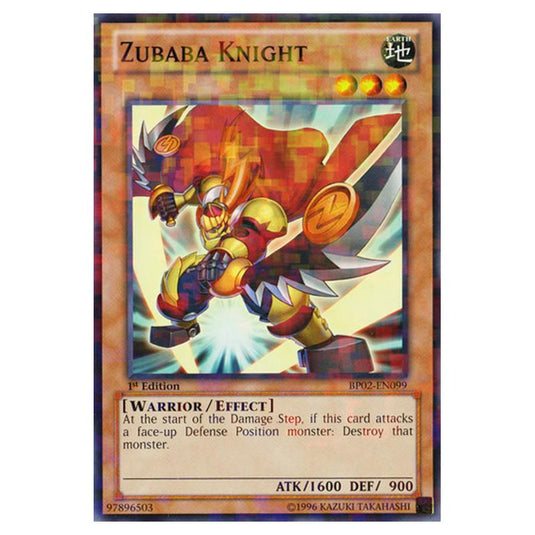 Yu-Gi-Oh! - Battle Pack 2 - War of the Giants - Zubaba Knight (Mosaic Rare) BP02-EN099