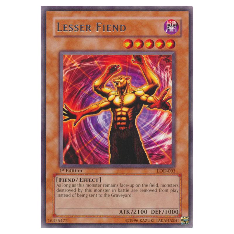 Yu-Gi-Oh! - Legacy of Darkness - Lesser Fiend (Rare) LOD-003