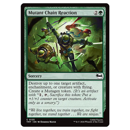 Magic The Gathering - Teenage Mutant Ninja Turtles - Mutant Chain Reaction - 0125