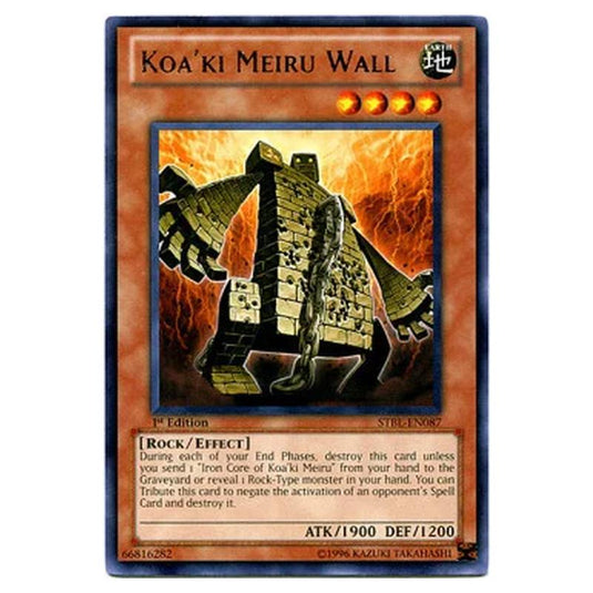 Yu-Gi-Oh! - Starstrike Blast - Koa'ki Meiru Wall (Rare) - STBL-EN087