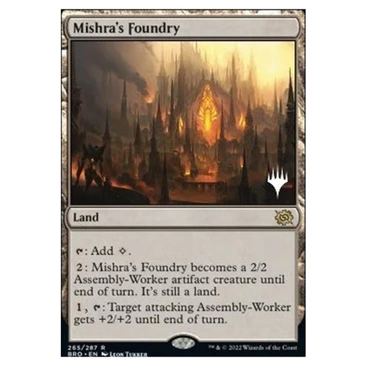 Magic The Gathering - The Brothers' War Promos - Mishra's Foundry - 265/287