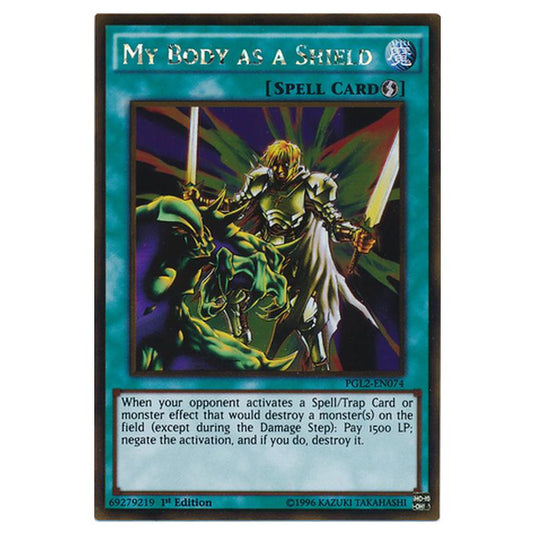 Yu-Gi-Oh! - Premium Gold - Return of the Bling - My Body as a Shield (Gold Rare) PGL2-EN074