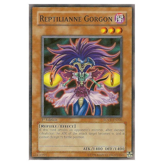 Yu-Gi-Oh! - Stardust Overdrive - Reptilianne Gorgon (Common) SOVR-EN020