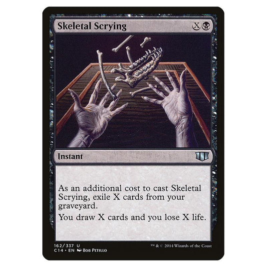 Magic The Gathering - Commander 2014 - Skeletal Scrying - 162