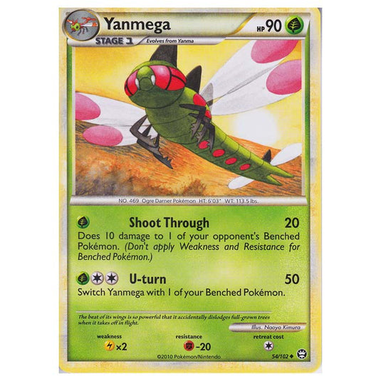 Pokemon - HGSS - Triumphant - Yanmega 54/102