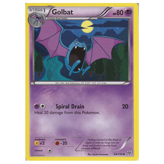 Pokemon - Black & White - Plasma Storm - Golbat - 54/135