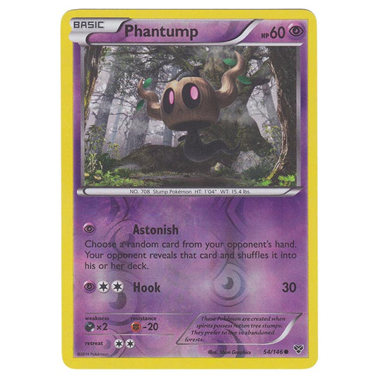 Pokemon - XY Base Set - (Reverse Holo) Phantump - 54/146