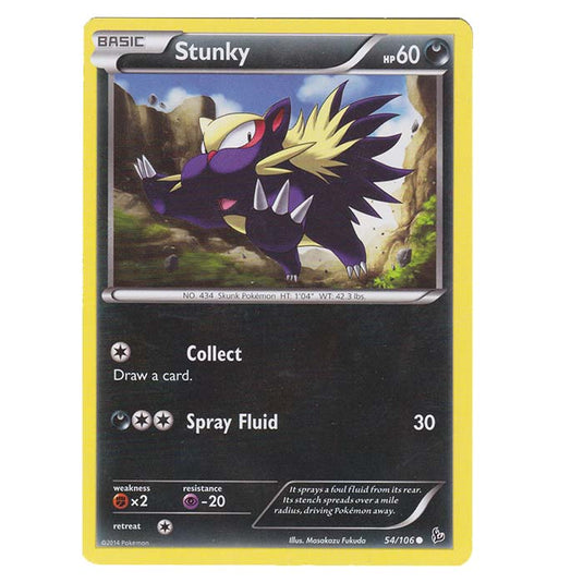 Pokemon - XY - Flashfire - Stunky - 54/106