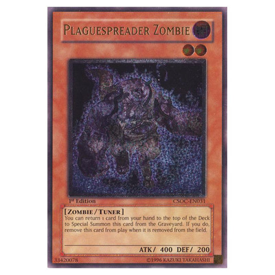 Yu-Gi-Oh! - Crossroads of Chaos - Plaguespreader Zombie (Ultimate Rare) CSOC-EN031