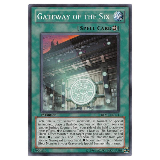 Yu-Gi-Oh! - Ra Yellow Mega Pack - Gateway of the Six (Common) RYMP-EN111