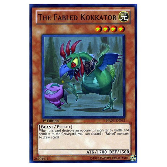 Yu-Gi-Oh! - Hidden Arsenal 4 - Trishula's Triumph - The Fabled Kokkator (Super Rare) HA04-EN042