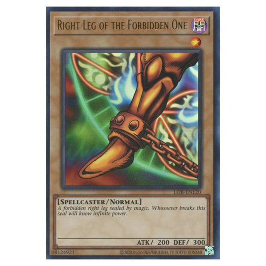 Yu-Gi-Oh! - Legend of Blue Eyes White Dragon (25th Anniversary Edition) - Right Leg of the Forbidden One (Ultra Rare) - LOB25-EN120