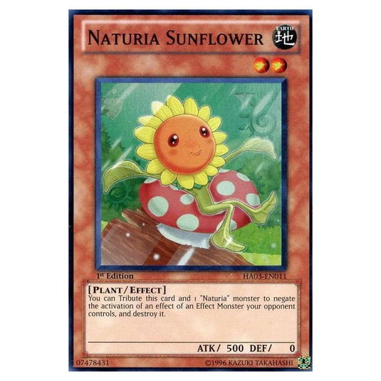 Yu-Gi-Oh! - Hidden Arsenal 3 - Naturia Sunflower (Super Rare) HA03-EN011