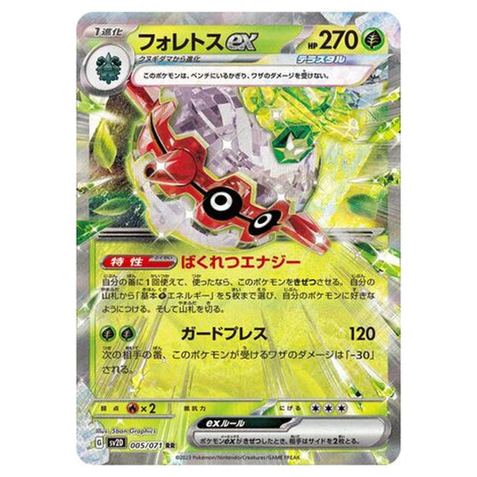 Pokemon - Clay Burst - Forretress ex - 005/99