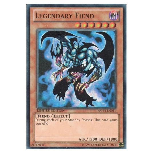 Yu-Gi-Oh! - War of the Giants Reinforcements - Legendary Fiend (Super Rare) WGRT-EN021