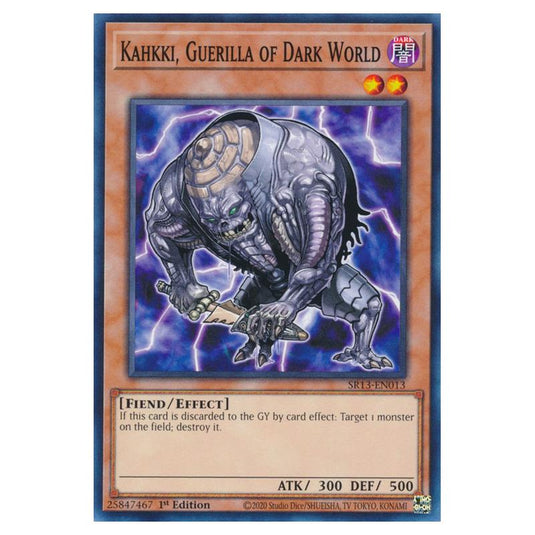 Yu-Gi-Oh! - Structure Deck - Dark World - Kahkki, Guerilla of Dark World (Common) SR13-EN013
