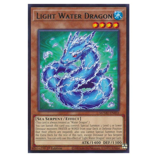 Yu-Gi-Oh! - Maze of Muertos - Light Water Dragon (Rare) - MZMU-EN031