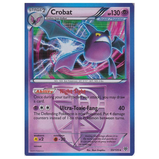 Pokemon - Black & White - Plasma Storm - Crobat - 55/135