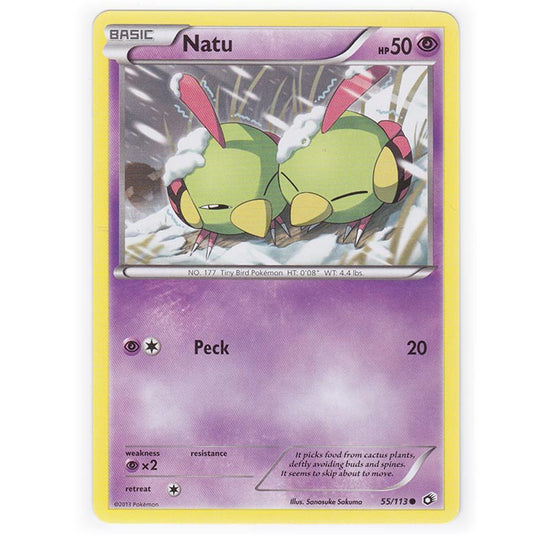 Pokemon - Black & White - Legendary Treasures - Natu - 55/113