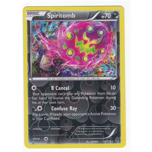 Pokemon - XY Phantom Forces - (Reverse Holo) - Spiritomb - 55/119